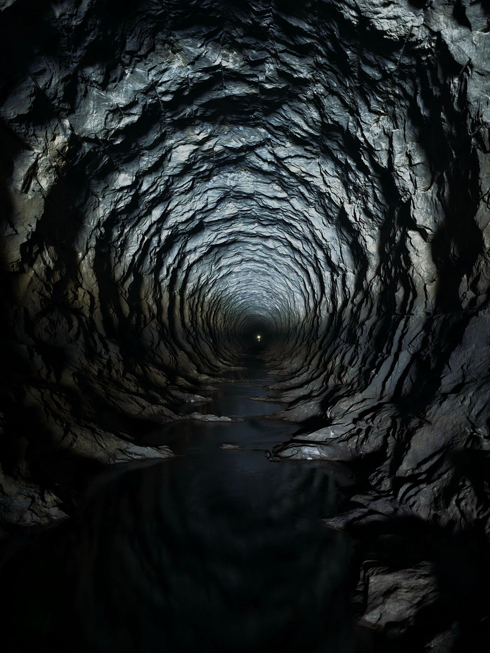 Hand-dug tunnel for under-slab plumbing access